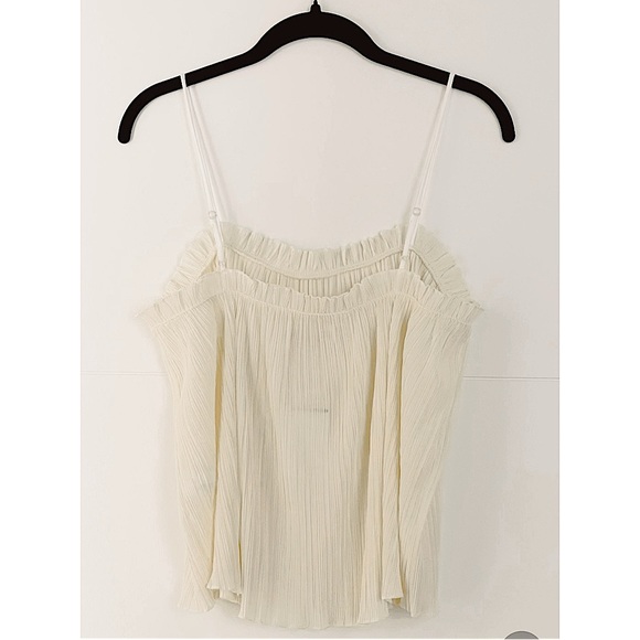 MADEWELL Nicole Pleated Ruffle Tank Top - Picture 4 of 9